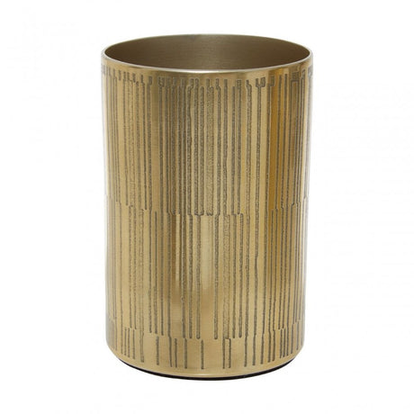 Allegra Gold Finish Aluminium Tumbler - 300Ml