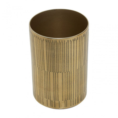 Allegra Gold Finish Aluminium Tumbler - 300Ml