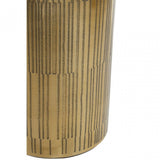 Allegra Gold Finish Aluminium Tumbler - 300Ml