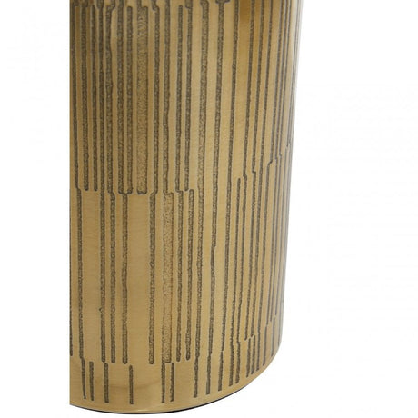Allegra Gold Finish Aluminium Tumbler - 300Ml