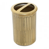 Allegra Gold Finish Tooth Brush Holder