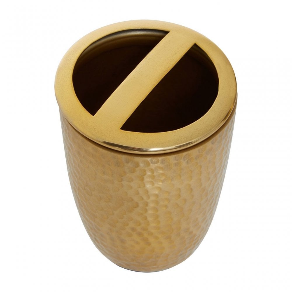 Allegra Hammered Effect Toothbrush Holder