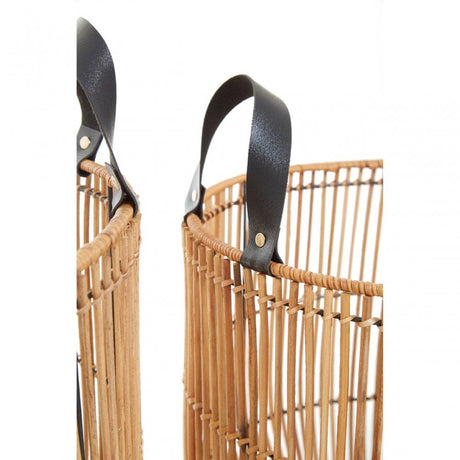 Batu Set Of 2 Natural Rattan Baskets