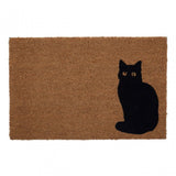 Black Cat Doormat