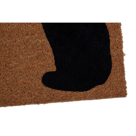 Black Cat Doormat