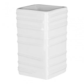 White Ceramic Bathroom Tumbler