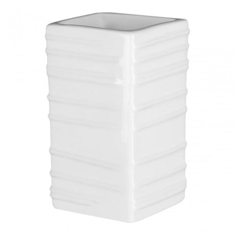 White Ceramic Bathroom Tumbler