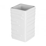 White Ceramic Bathroom Tumbler