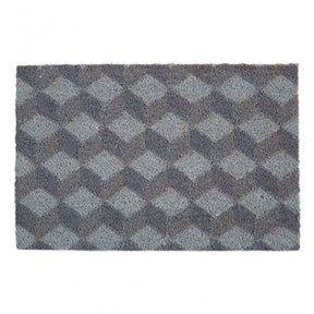 Grey Cube Doormat