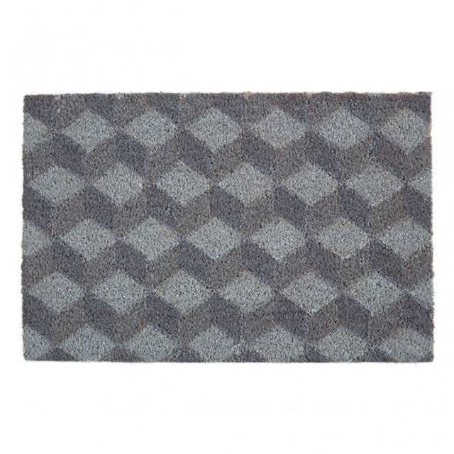 Grey Cube Doormat