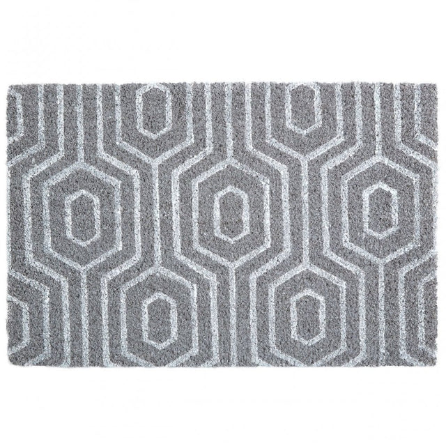 Grey Geo Doormat