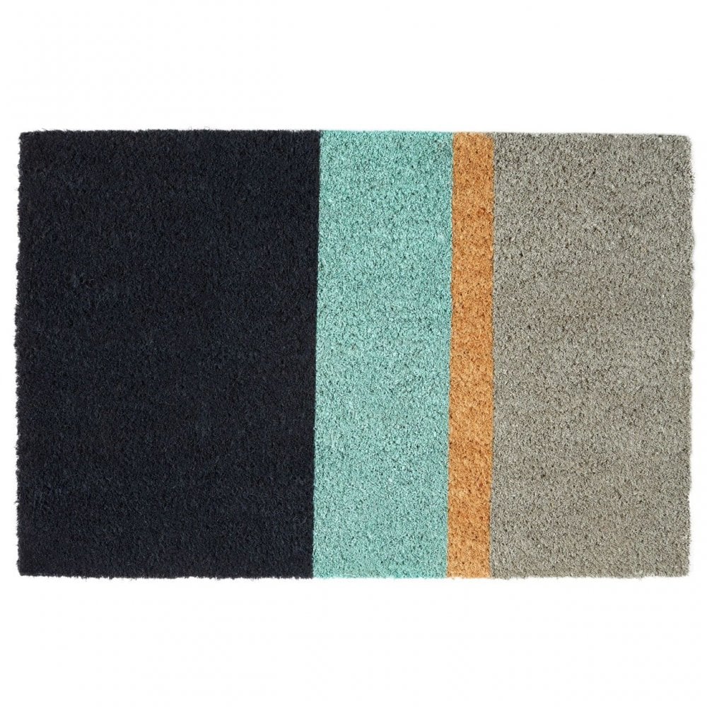Japandi Stripe Dark Doormat