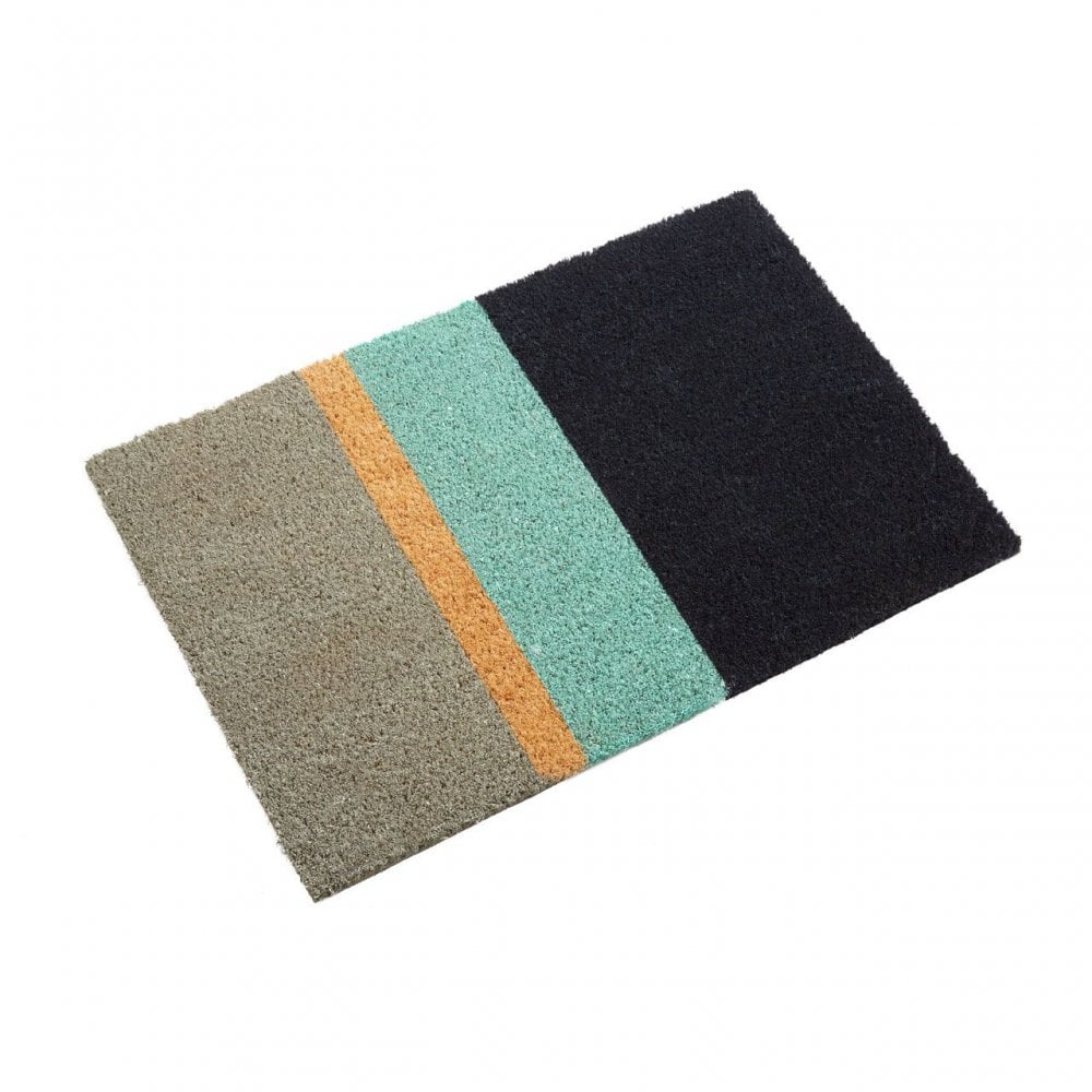 Japandi Stripe Dark Doormat