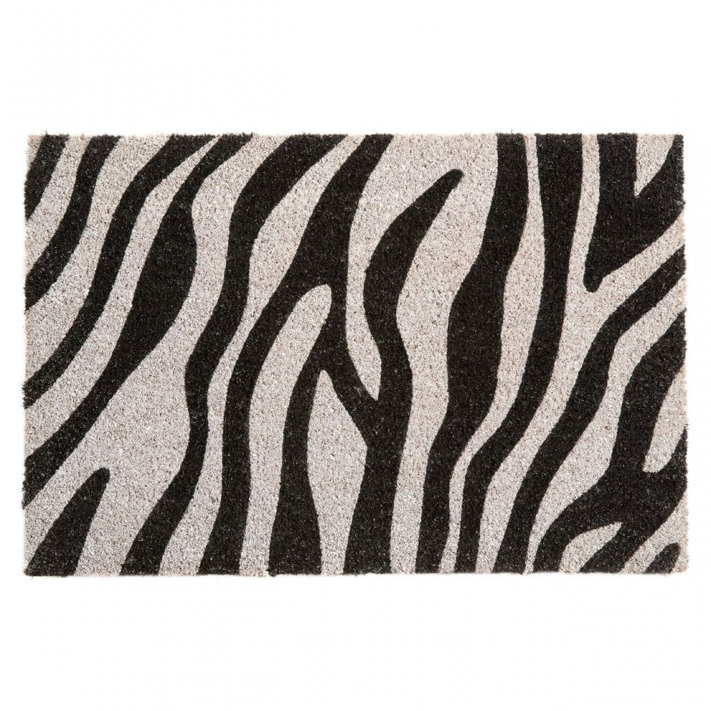 Zebra Print Doormat