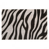Zebra Print Doormat