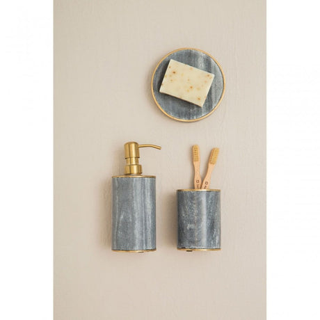 Marble Brass Lotion Dispenser