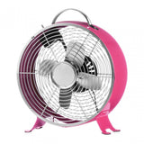 Hot Pink Retro Desk Fan
