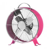 Hot Pink Retro Desk Fan