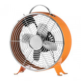 Orange Retro Desk Fan