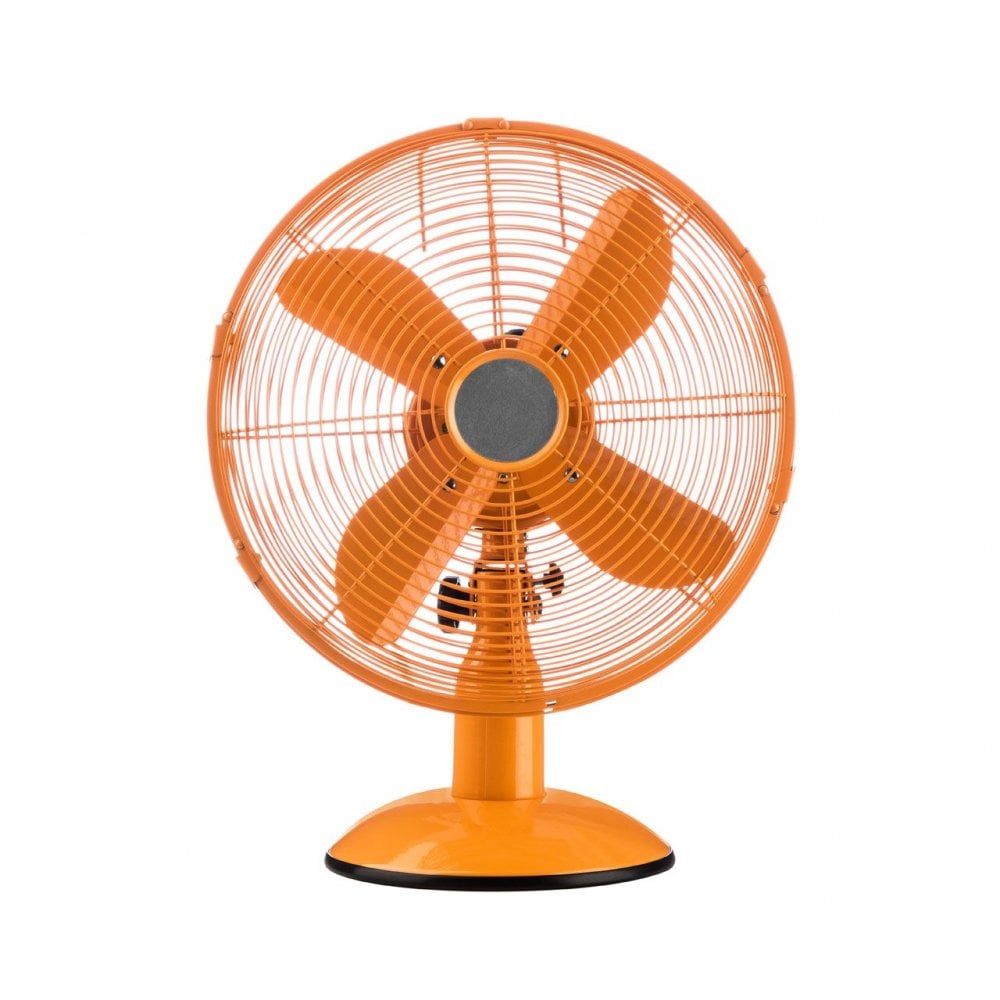 Orange Desk Fan