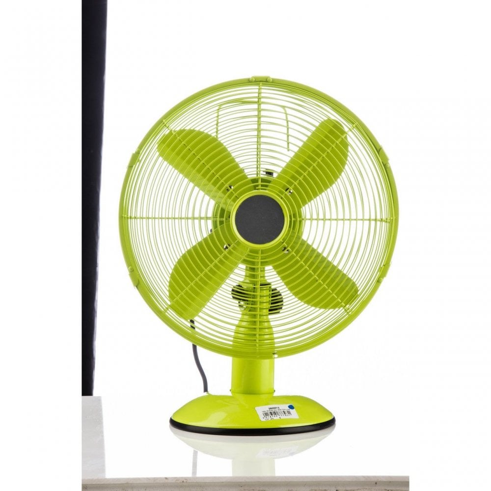 Lime Green Desk Fan