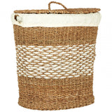 Oval Seagrass Basket With Lid