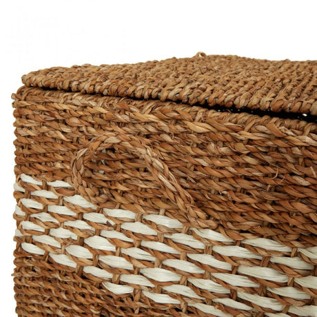 Set Of 3 Rectangular Seagrass Baskets