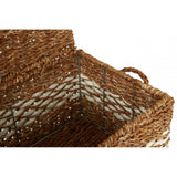 Set Of 3 Rectangular Seagrass Baskets