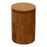 Bamboo Natural Cylindrical Storage Set