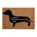 What A Long Day Sausage Dog Doormat