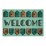Welcome Home Light Green Doormat