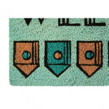 Welcome Home Light Green Doormat