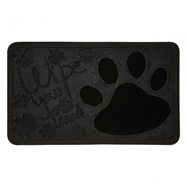 Wipe Your Paws Rubber Doormat