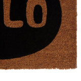 Black / Natural Hello Doormat