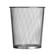 Silver Wire Mesh Large Waste Paper Bin