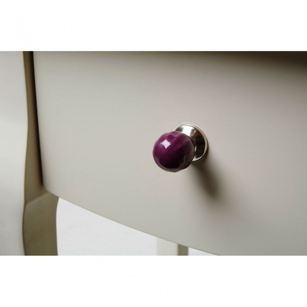 Retro Style Purple Drawer Knobs