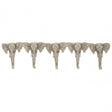 5 Hook Elephant Head Hanger