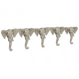 5 Hook Elephant Head Hanger