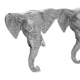 5 Hook Elephant Head Hanger