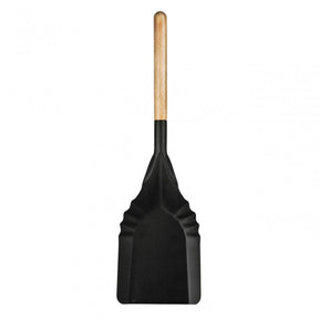 Black Shovel With Wooden Handle