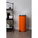 Orange Pedal Bin - 30 Ltr