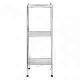 3 Tier Chrome Shelf Unit With Rubber Feet