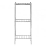 3 Tier Chrome Metal Shelf Unit