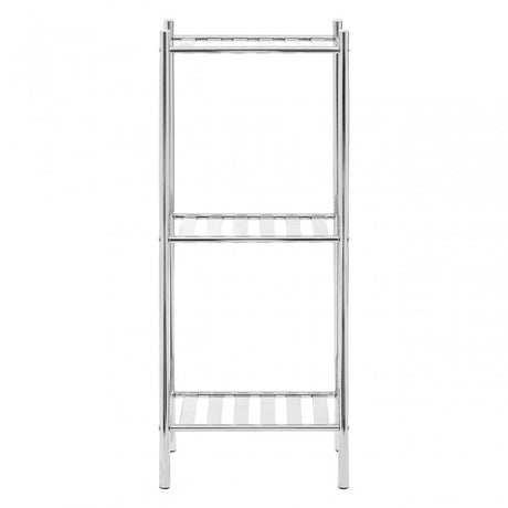 3 Tier Chrome Metal Shelf Unit