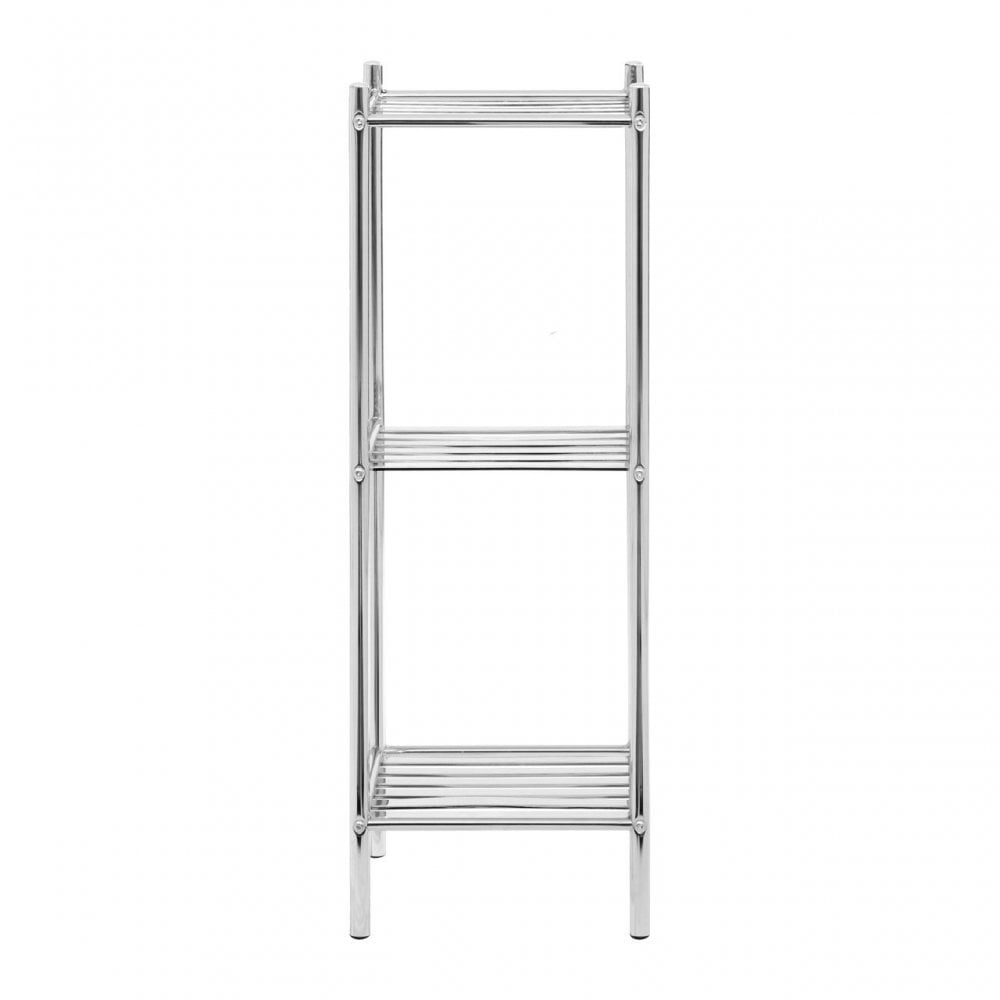 3 Tier Chrome Metal Shelf Unit