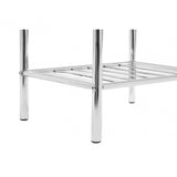 3 Tier Chrome Metal Shelf Unit