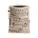 Porter Grey And Natural Vegetable Bag