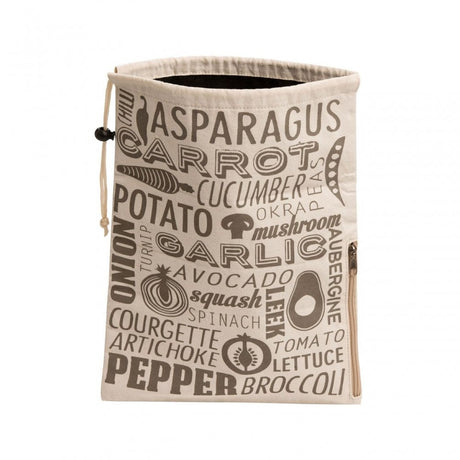 Porter Grey And Natural Vegetable Bag