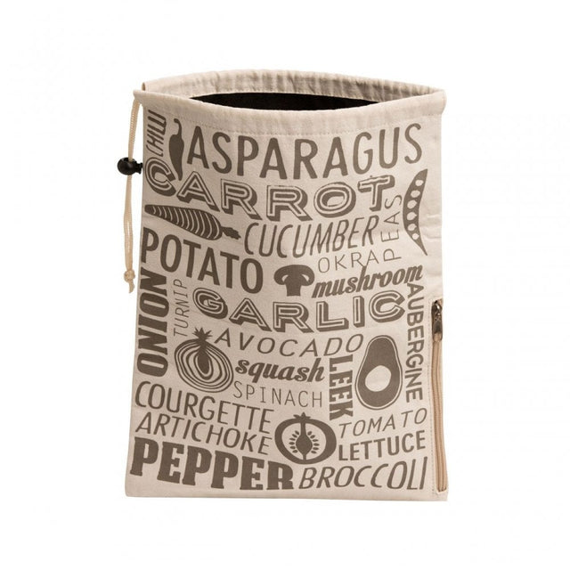 Porter Grey And Natural Vegetable Bag