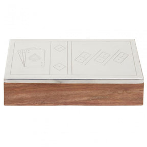 Churchill 3 In 1 Domino Dice Game Set